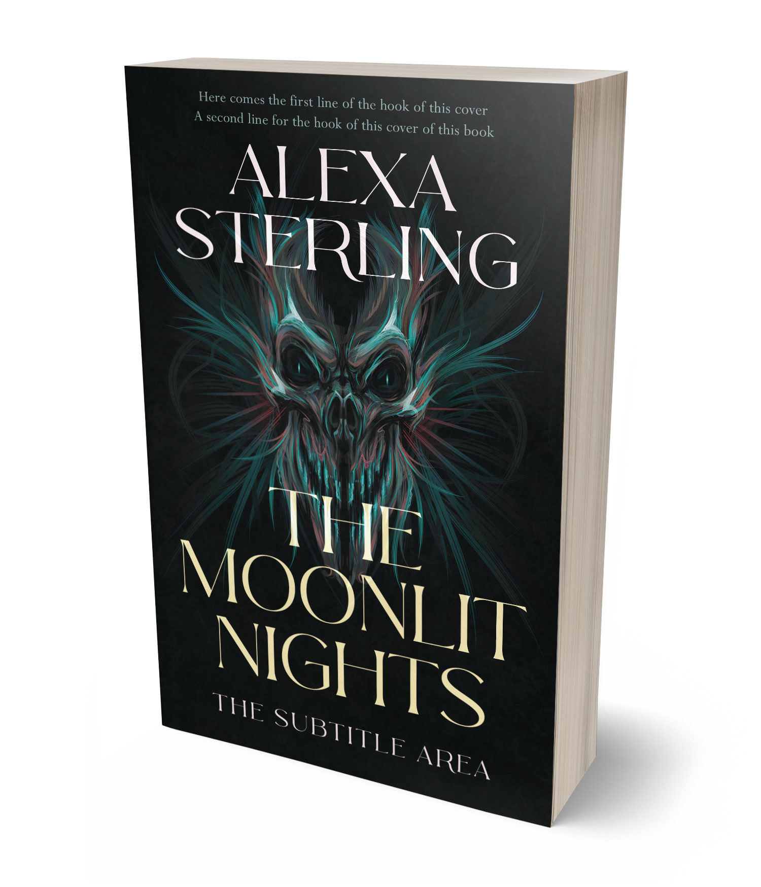 3D view of Premade Horror Book Cover - Woodsmoke #37085 | BookCoverZone*