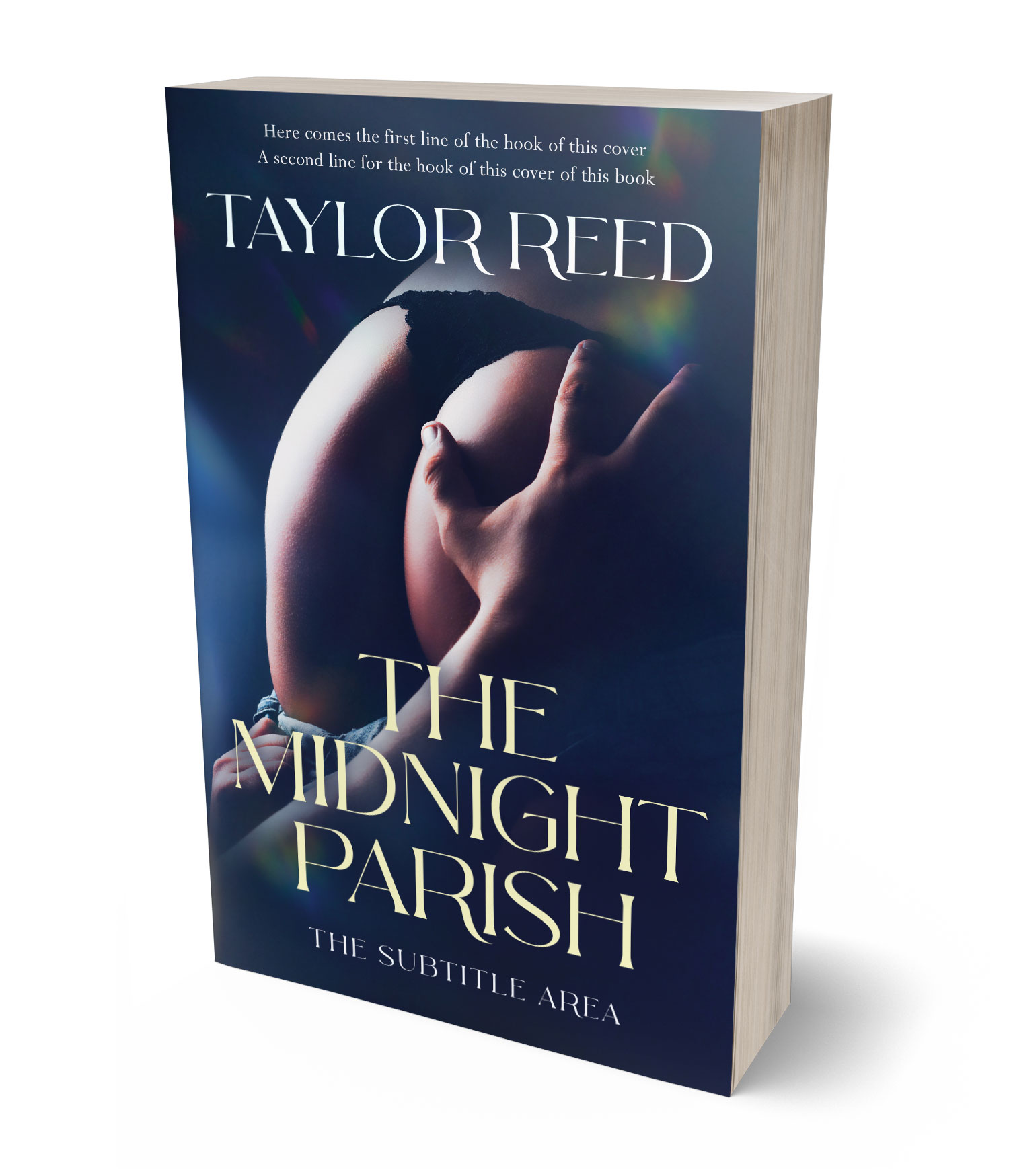 3D view of Premade Erotica Book Cover - Cloud Burst #37103 | BookCoverZone