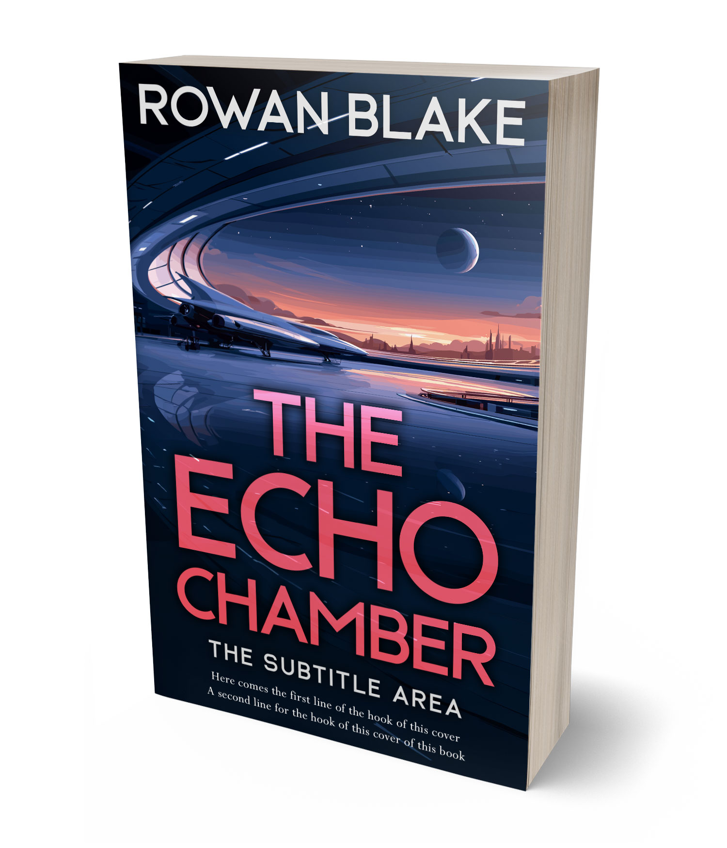 3D view of Premade Science Fiction Book Cover - Charm #37131 | BookCoverZone*