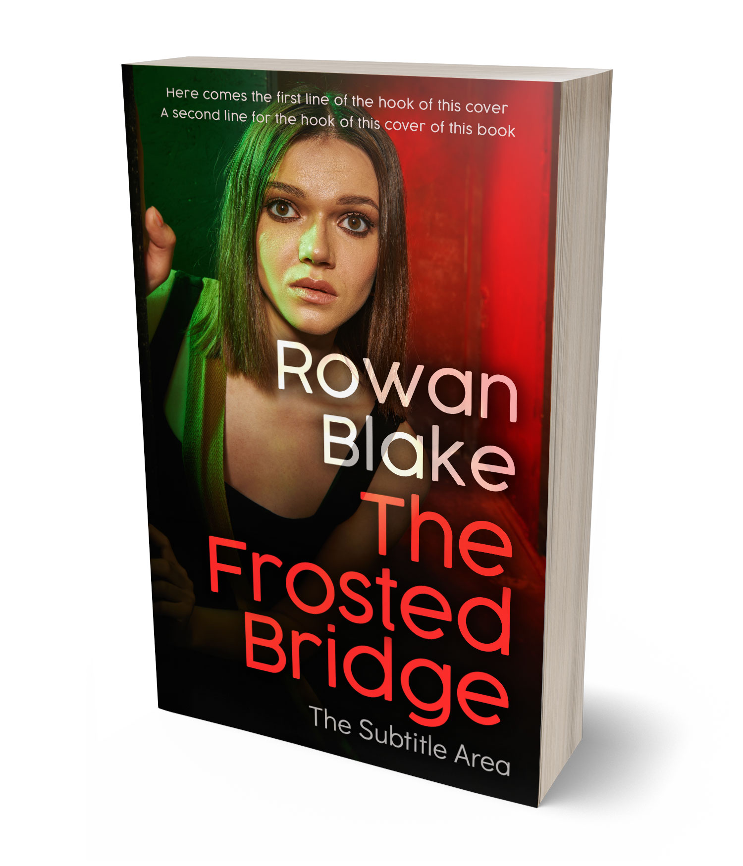 3D view of Premade Mystery & Thriller & Suspense Book Cover - Mojo #37183 | BookCoverZone