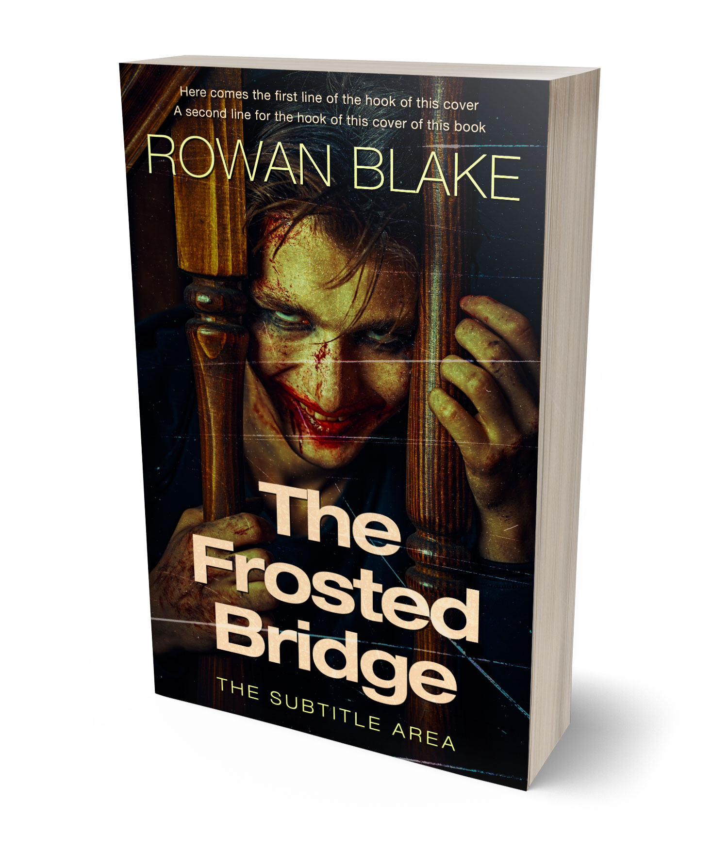 3D view of Premade Mystery & Thriller & Suspense Book Cover - Gondola #37190 | BookCoverZone