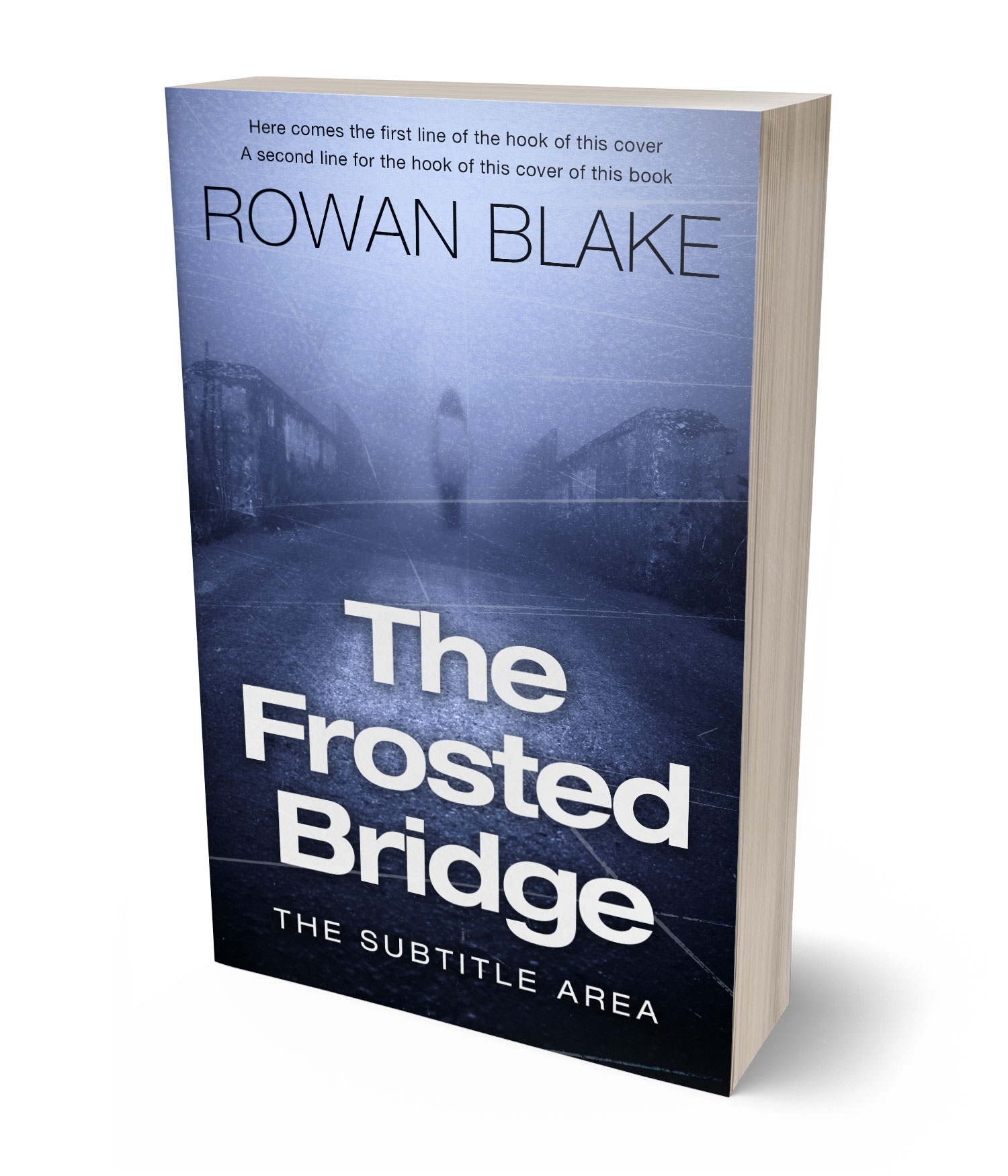 3D view of Premade Mystery & Thriller & Suspense Book Cover - Ebony Clay #37191 | BookCoverZone