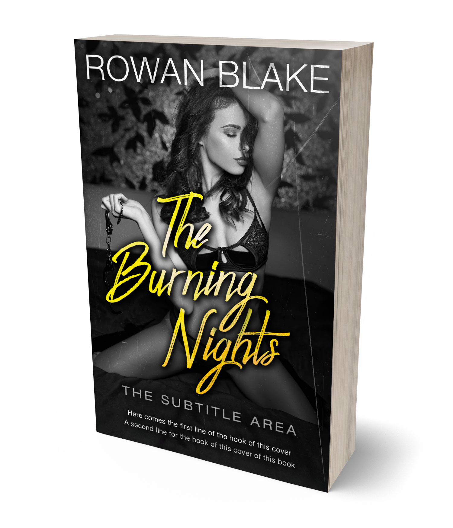 3D view of Premade Erotica Book Cover - Cod Gray #37200 | BookCoverZone