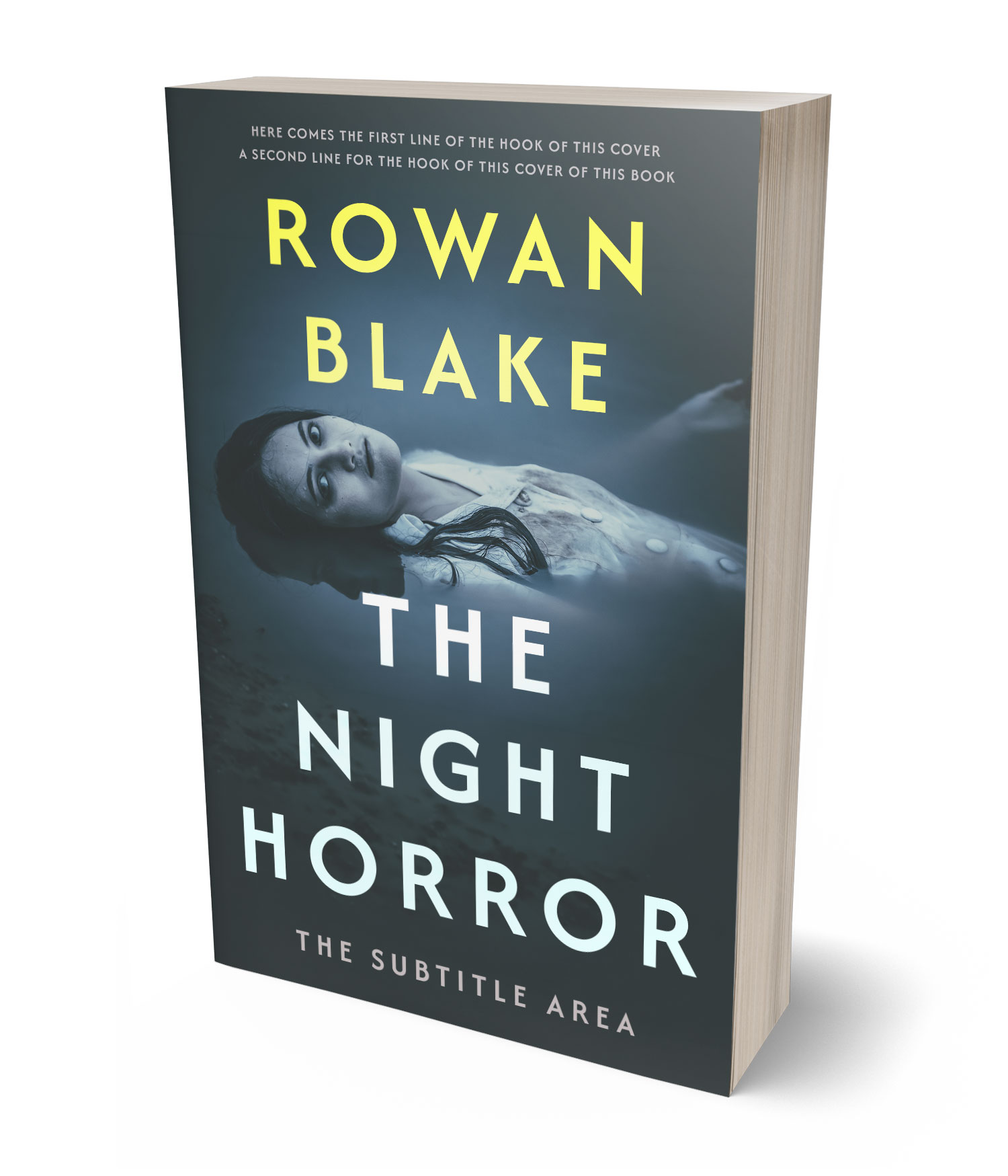 3D view of Premade Mystery & Thriller & Suspense Book Cover - Limed Spruce #37275 | BookCoverZone