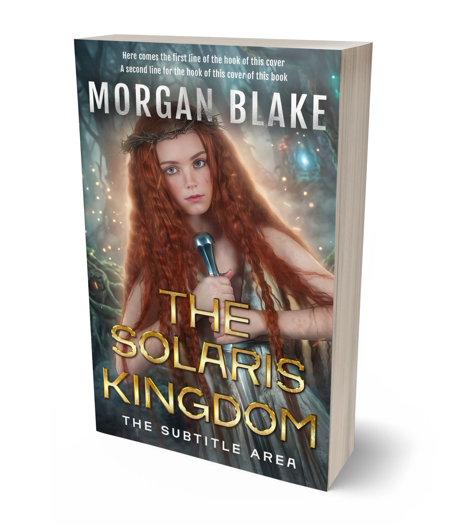 3D view of Premade Fantasy Book Cover - Armadillo #37313 | BookCoverZone