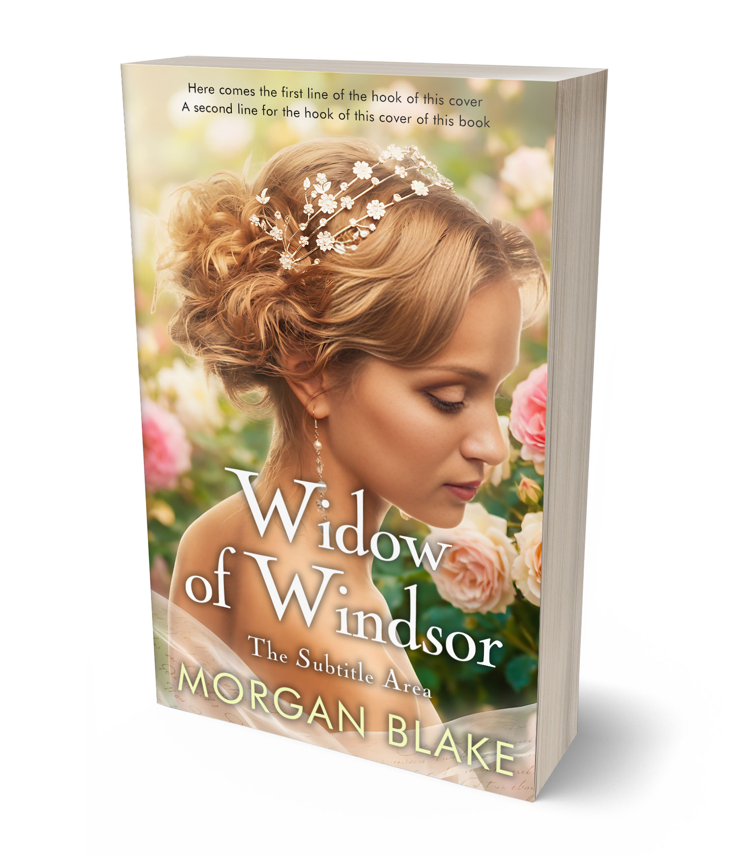 3D view of Premade Royal Romance Book Cover - Muddy Waters #37340 | BookCoverZone