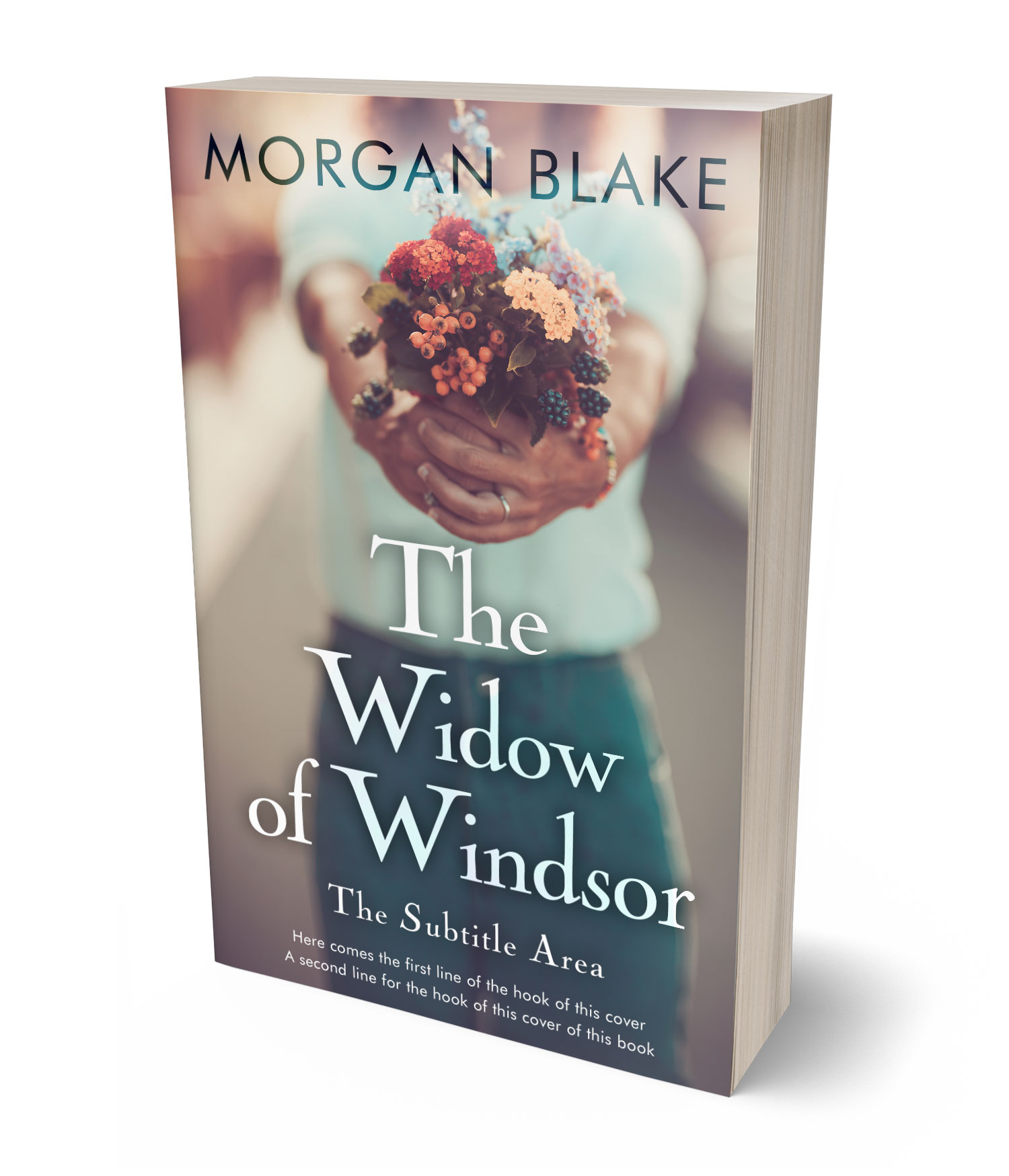 3D view of Premade Romance Book Cover - Nomad #37352 | BookCoverZone