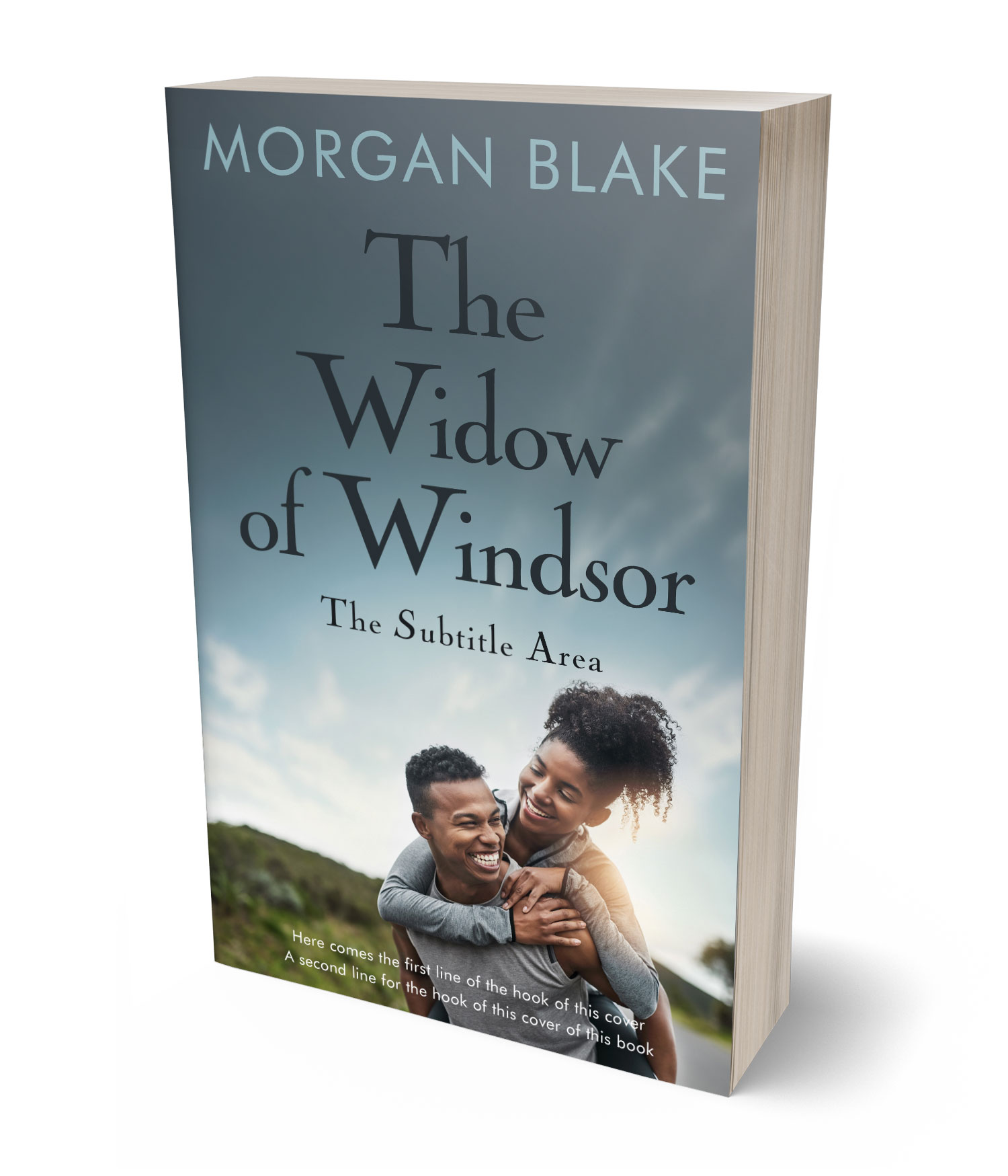3D view of Premade Romance Book Cover - Nevada #37356 | BookCoverZone*