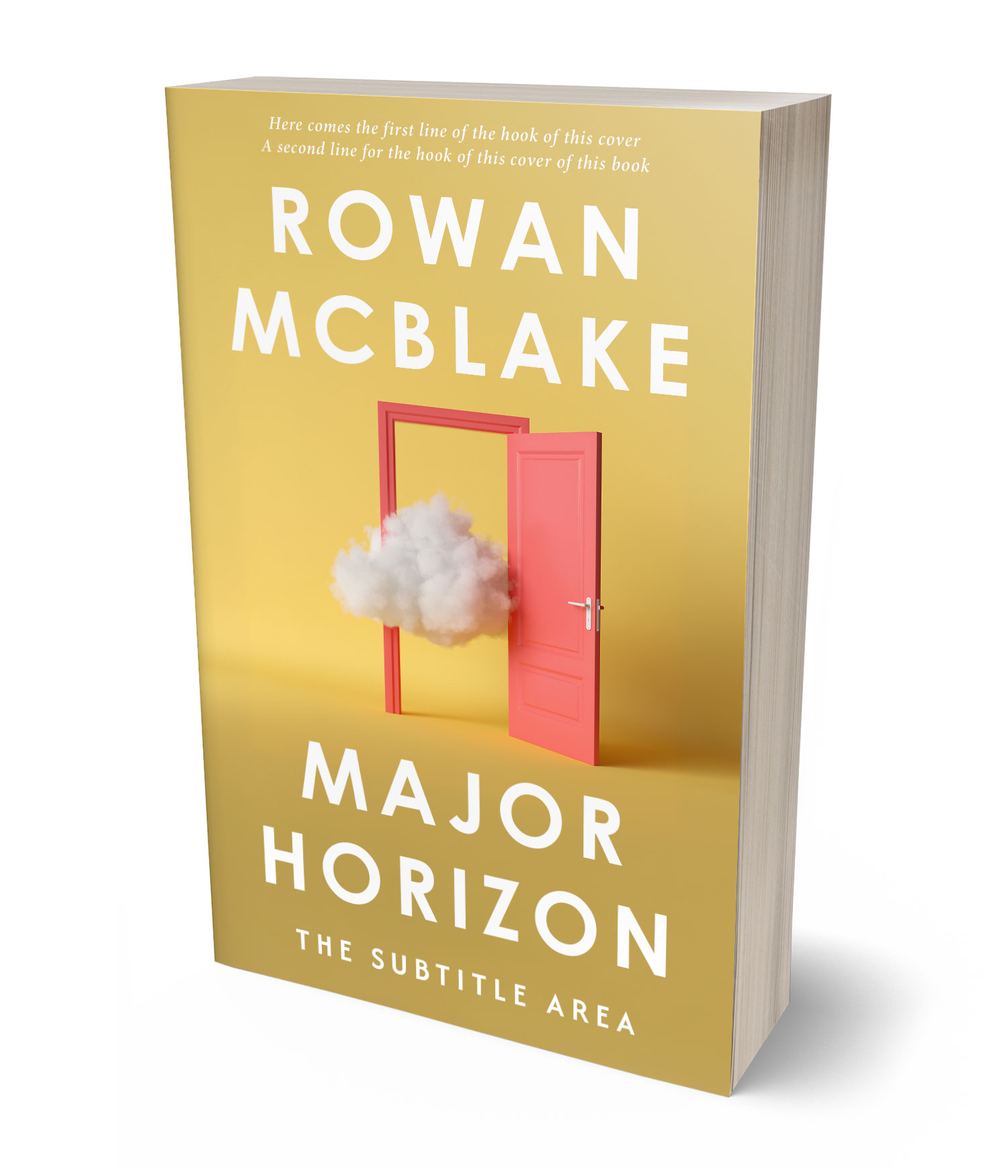 3D view of Premade Self-Improvement & Self-Help Book Cover - Tacha #37376 | BookCoverZone