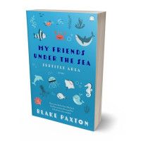 3D view of Premade Action & Adventure Book Cover - Curious Blue