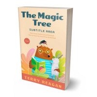 3D view of Premade Children's Book Cover - Givry