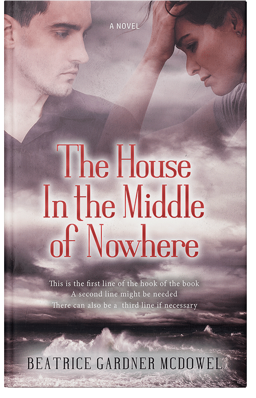 Front view of Premade Romance Book Cover - Dusty Gray