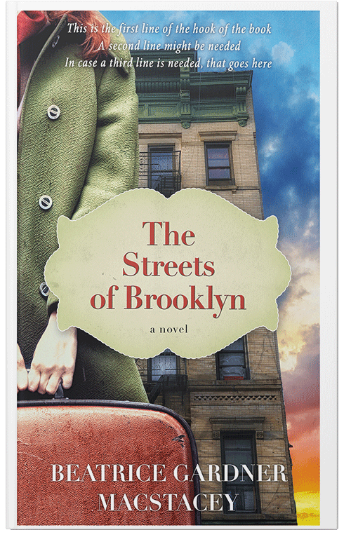 Front view of Premade Chick Lit Book Cover - Vanilla