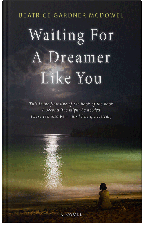 Front view of Premade Romance Book Cover - Cod Gray