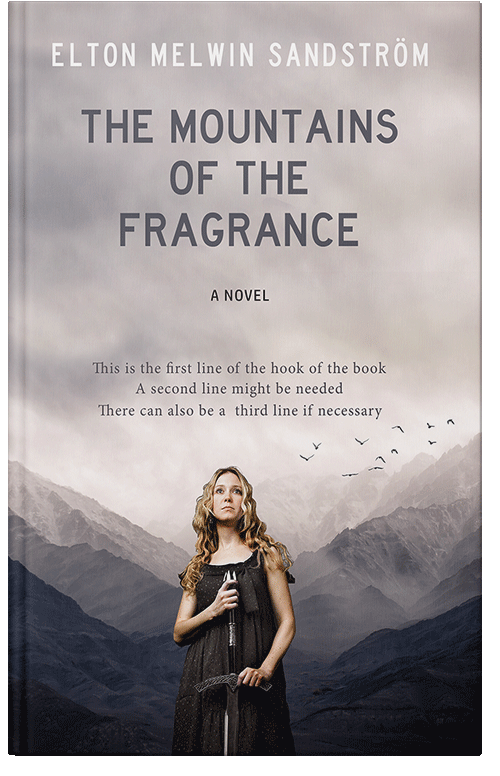 Front view of Premade Fantasy Book Cover - Silver Rust