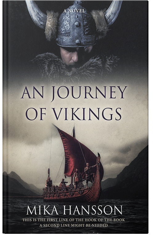 Front view of Premade Historical Book Cover - Ash