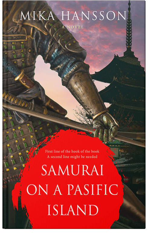 Front view of Premade Historical Book Cover - Pomegranate