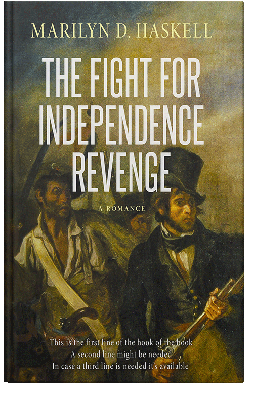 Front view of Premade Historical Book Cover - Lisbon Brown