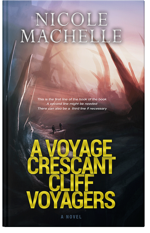 Front view of Premade Science Fiction Book Cover - Straw