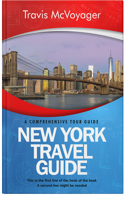 Front view of Premade Travel Book Cover - Danube
