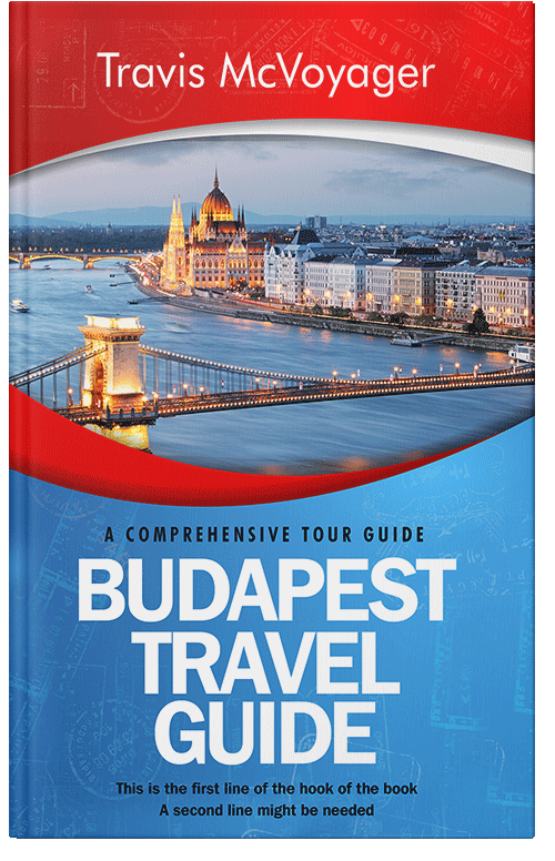 Front view of Premade Travel Book Cover - Danube