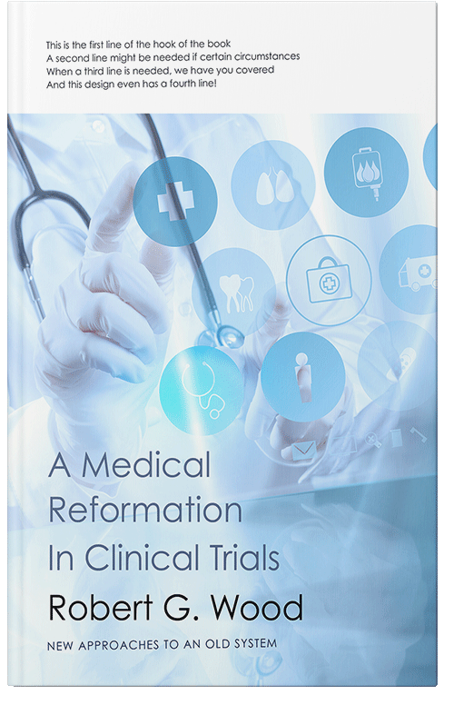 Front view of Premade Medical Book Cover - Tropical Blue