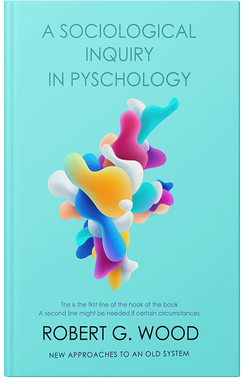 Front view of Premade Abstract Book Cover - Spray