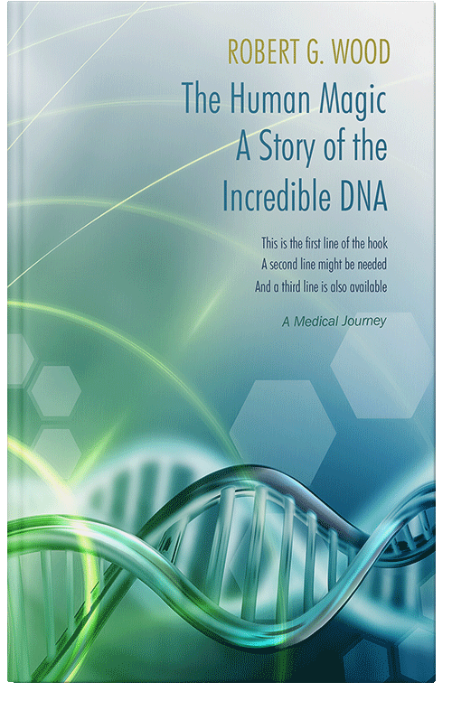 Front view of Premade Medical Book Cover - Shadow Green