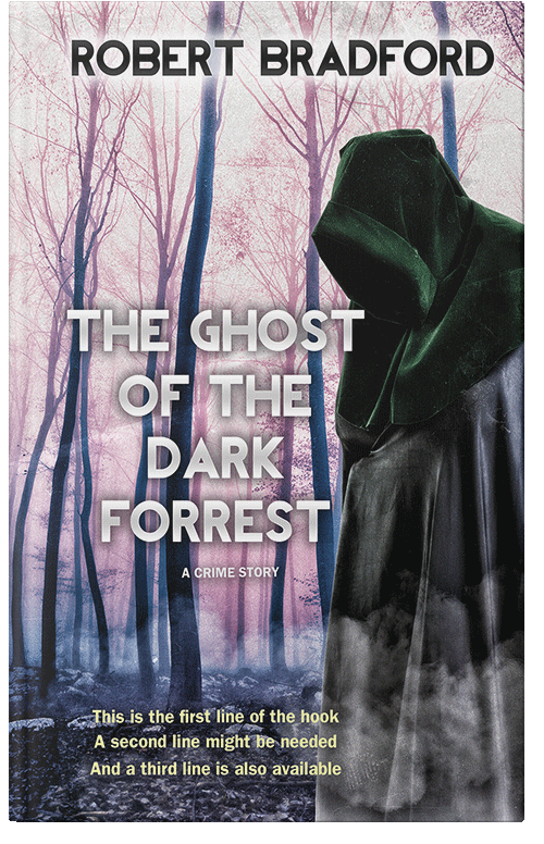 Front view of Premade Horror Book Cover - Charade