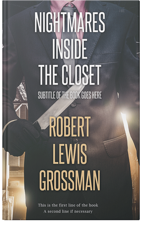 Front view of Premade Mystery & Thriller & Suspense Book Cover - Cape Cod