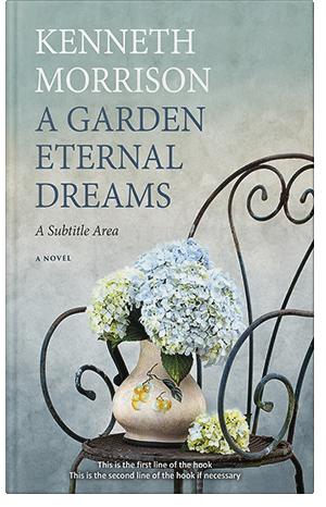 Premade Book Cover Powder Ash