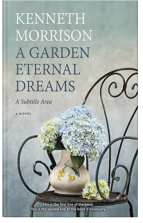 Front view of Premade Romance Book Cover - Powder Ash