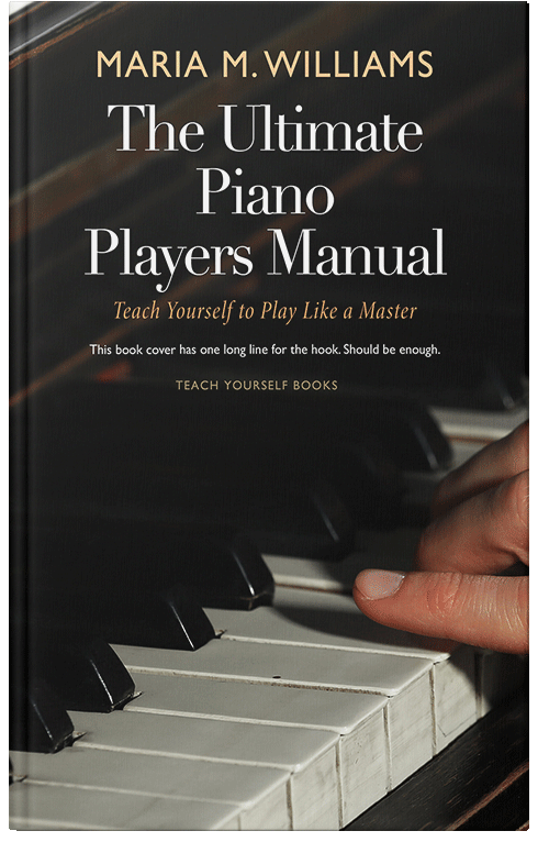 Front view of Premade Music Book Cover - Cod Gray