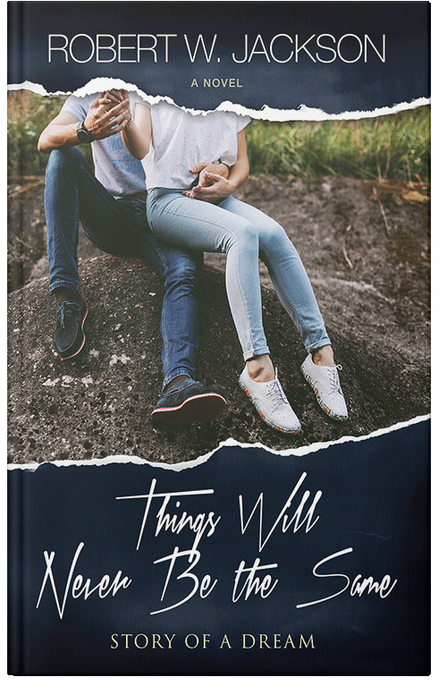 Front view of Premade Romance Book Cover - Outer Space