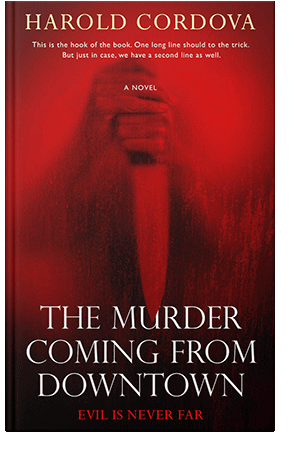 Pre Made Book Cover Rustic Red