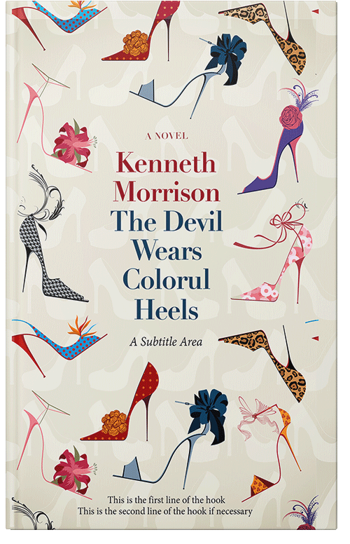 Front view of Premade Chick Lit Book Cover - Dawn Pink