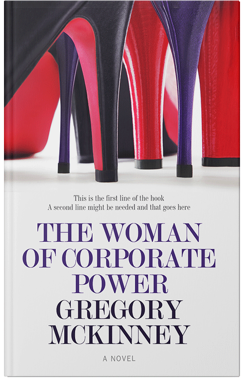 Front view of Premade Chick Lit Book Cover - Bon Jour