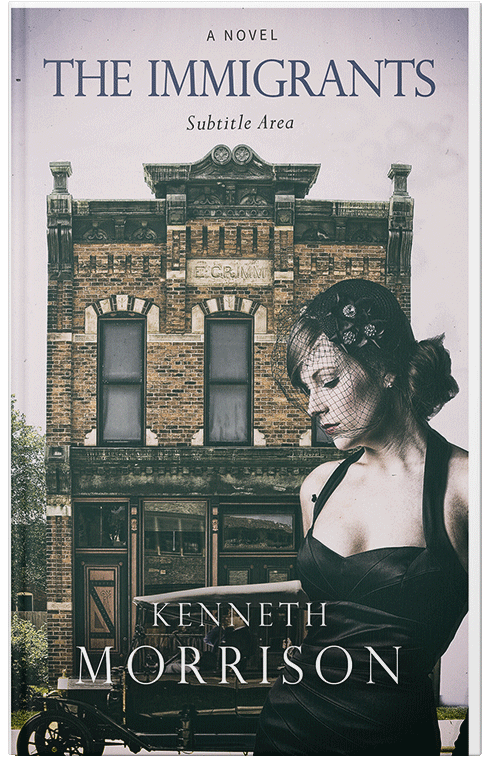 Front view of Premade Historical Book Cover - Swiss Coffee