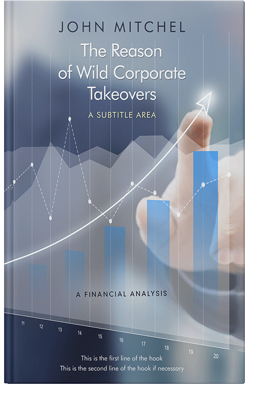 Front view of Premade Business Book Cover - Bali Hai