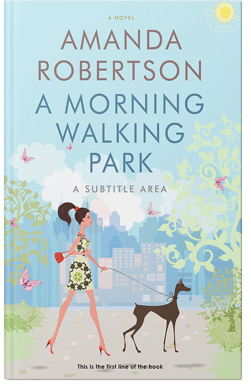 Front view of Premade Chick Lit Book Cover - Botticelli