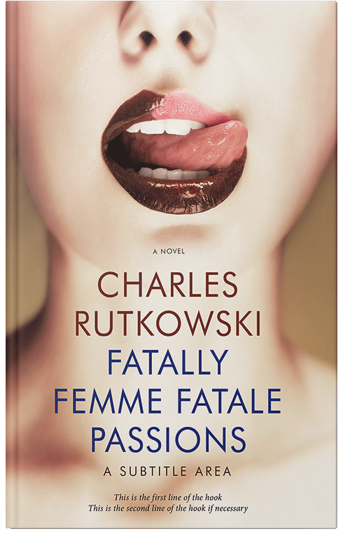 Front view of Premade Romance Book Cover - Parchment