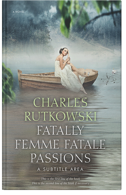 Front view of Premade Romance Book Cover - Stack