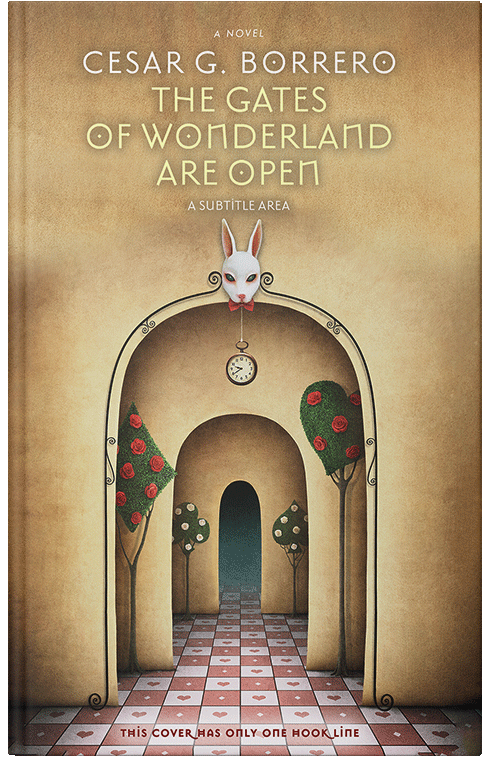 Front view of Premade Fantasy Book Cover - Laser