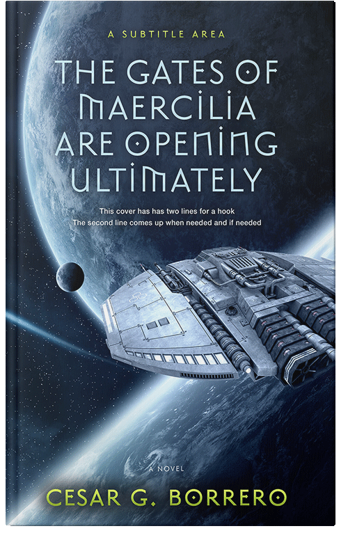 Front view of Premade Science Fiction Book Cover - Big Stone