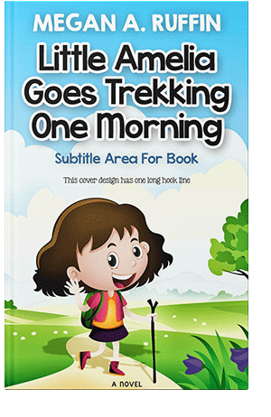 Pre Made Book Cover Blue Dianne