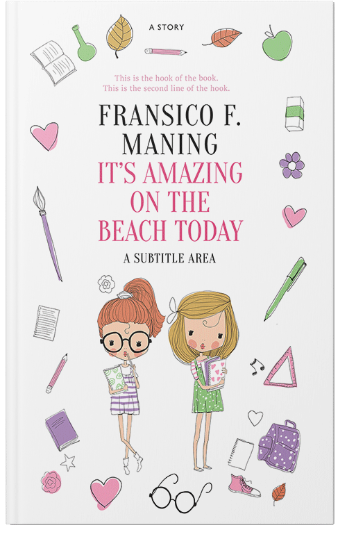 Front view of Premade Teen & Young Adult Book Cover - Akaroa