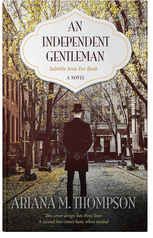 Front view of Premade Historical Book Cover - White Rock