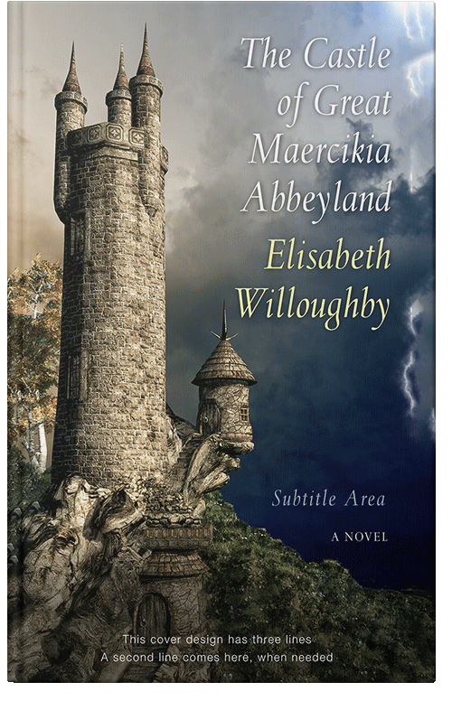 Front view of Premade Fantasy Book Cover - Outer Space