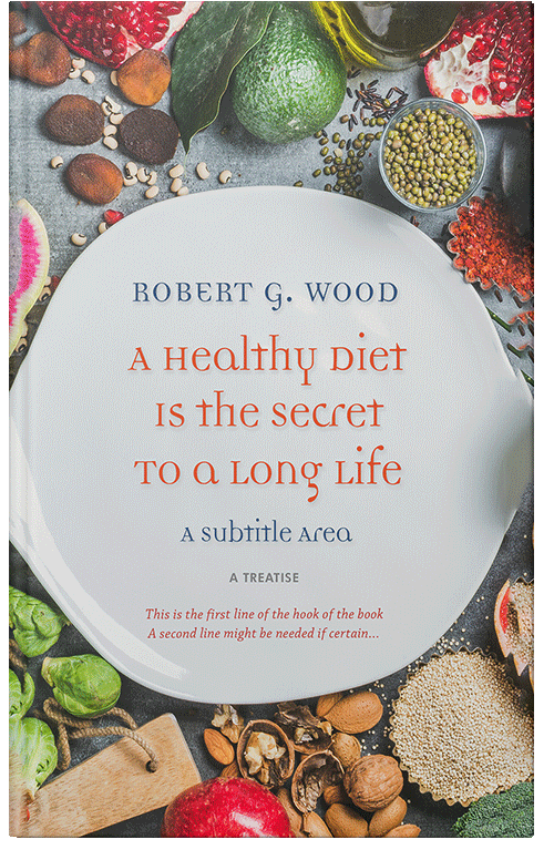 Front view of Premade Health & Dieting & Fitness Book Cover - Millbrook