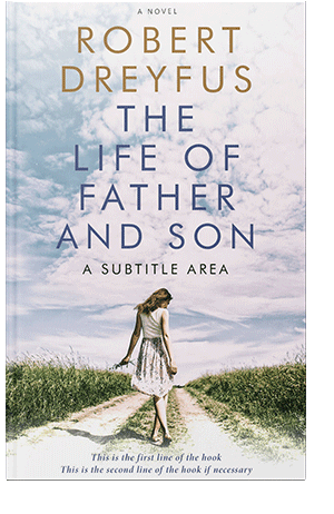 Pre Made Book Cover Bon Jour